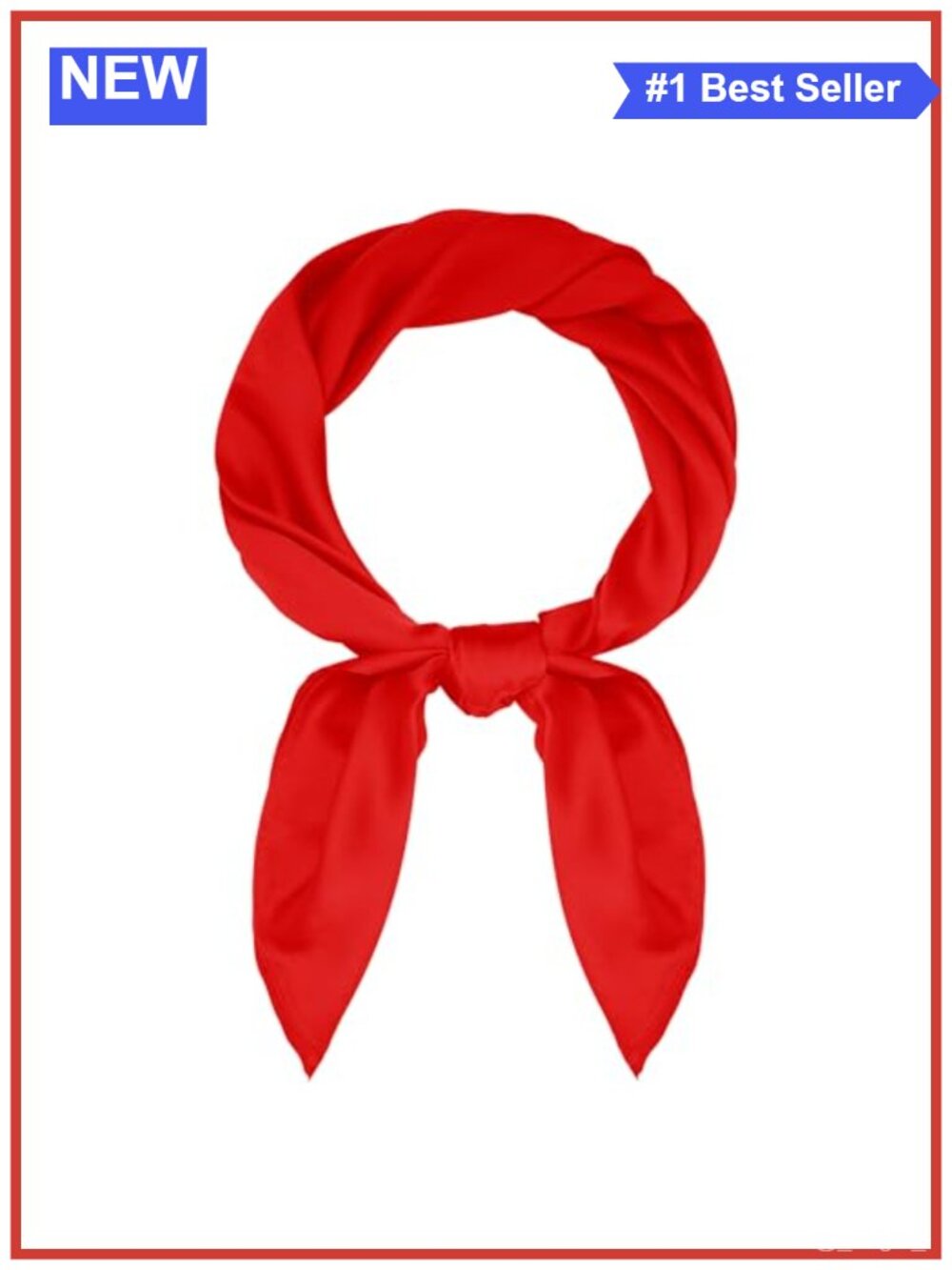 Satin Square Scarf 27.5 inch Neck Scarf Bandana Hair Handkerchief